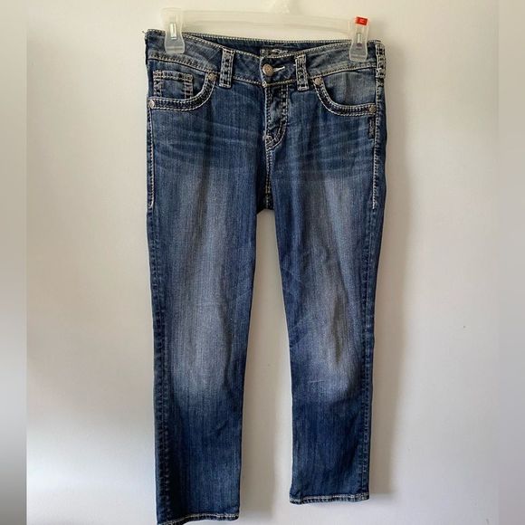 Silver suki capri jeans pants - Picture 2 of 6